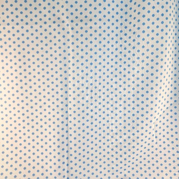 Blue Polka Dot Fabric By The Yard Material For Sewing Crafts Lightweight White B - Picture 6 of 6